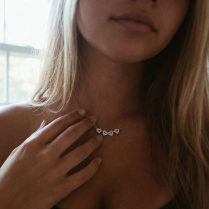 Clover Heart Necklace