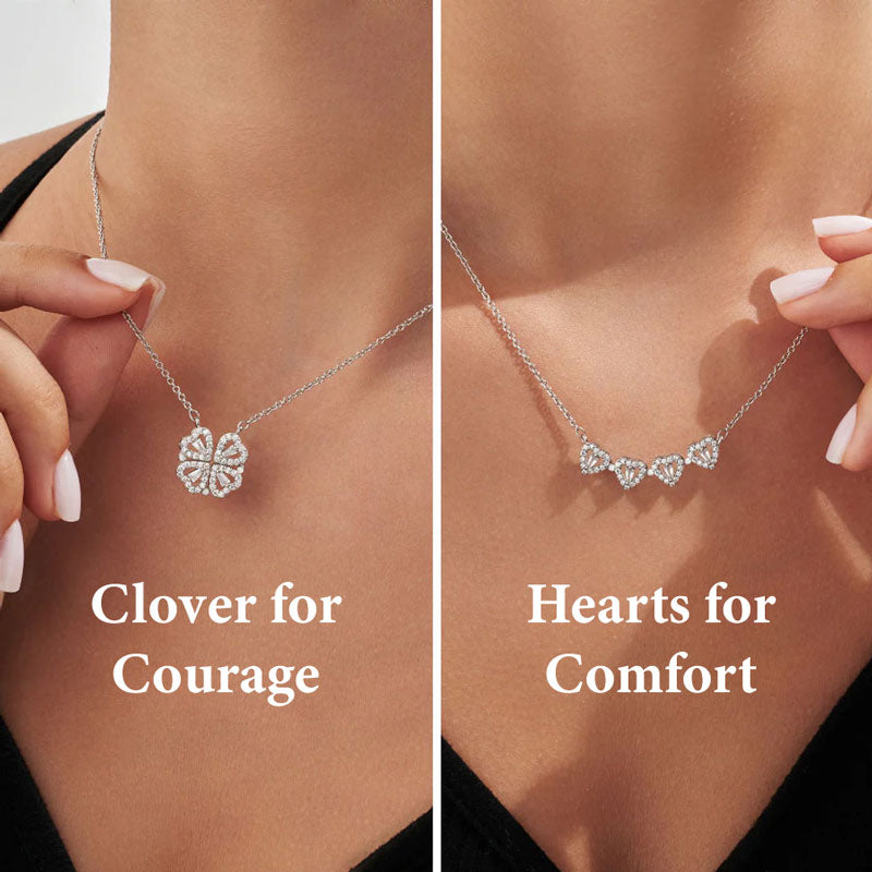 Clover Heart Necklace
