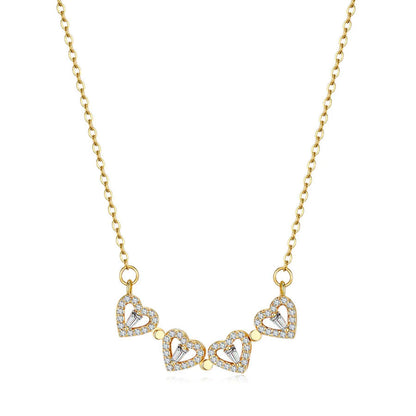 Clover Heart Necklace